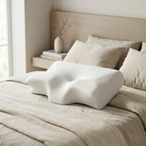 Cuscino per apnea notturna | Ergonomico, memory foam | Antirussamento