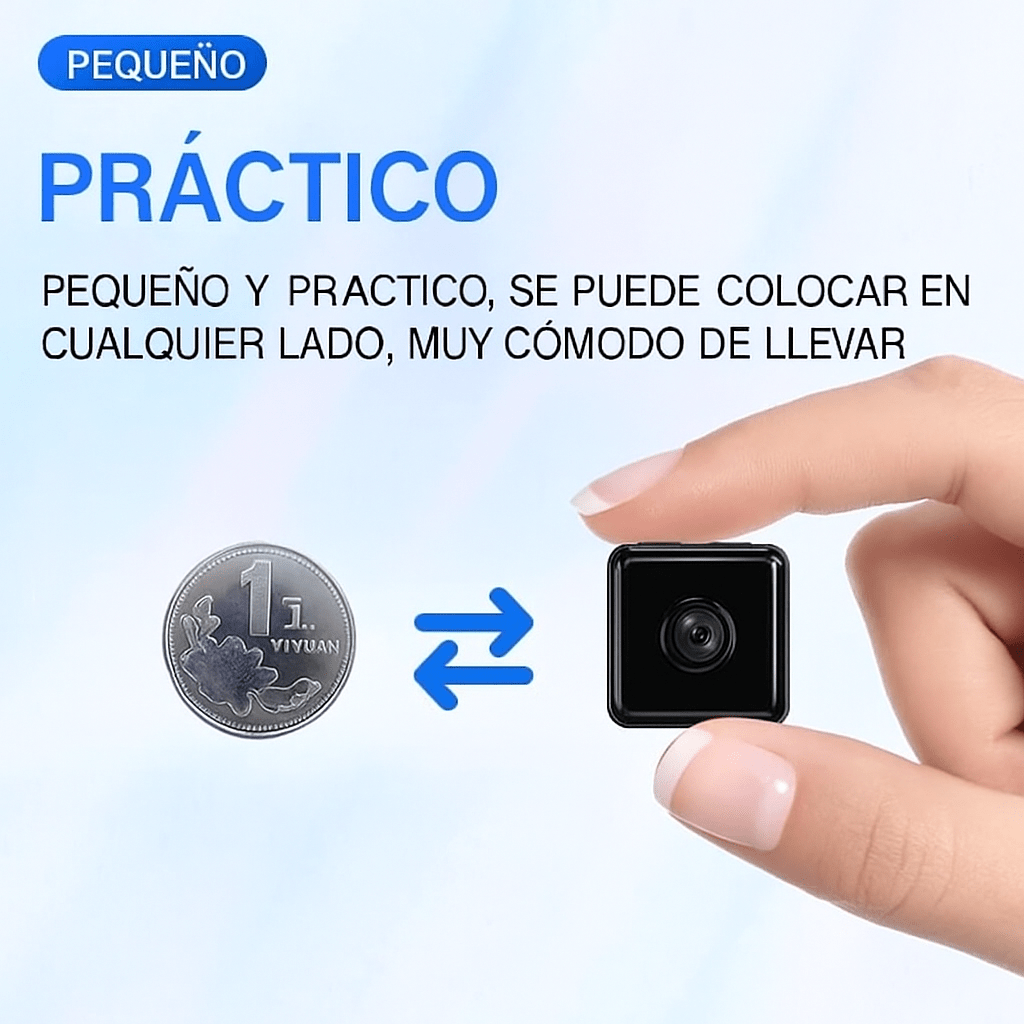 Cámara de Seguridad WiFi Mini con Visión Nocturna - VyFlair