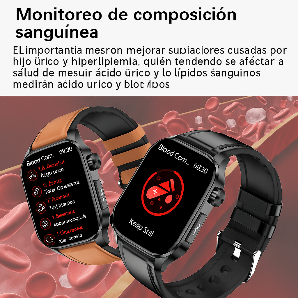 Reloj Salud Inteligente para Adultos Mayores con SOS - VyFlair