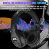 Auriculares Bluetooth con Radio FM y Graves Potenciados - VyFlair