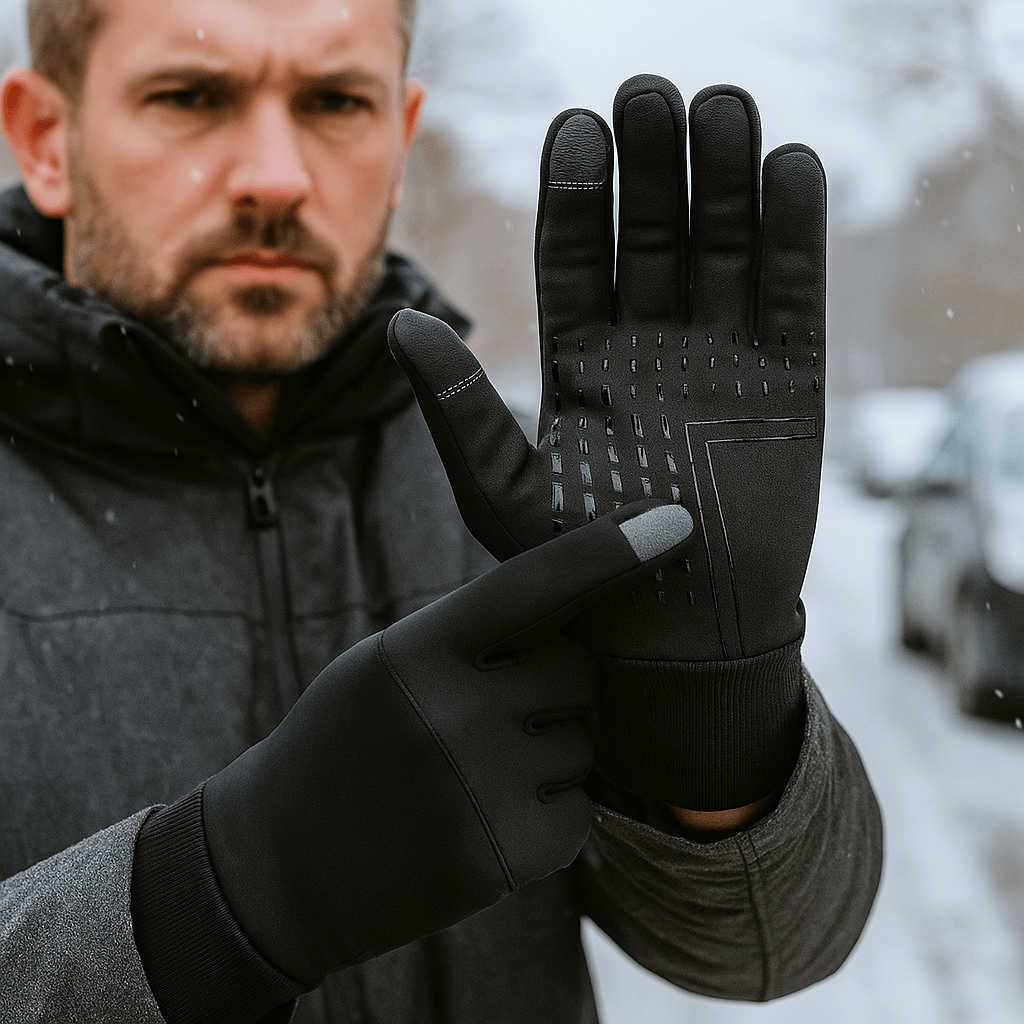 Guantes de Invierno Táctiles ThermaGuard – Impermeables y Cálidos - VyFlair