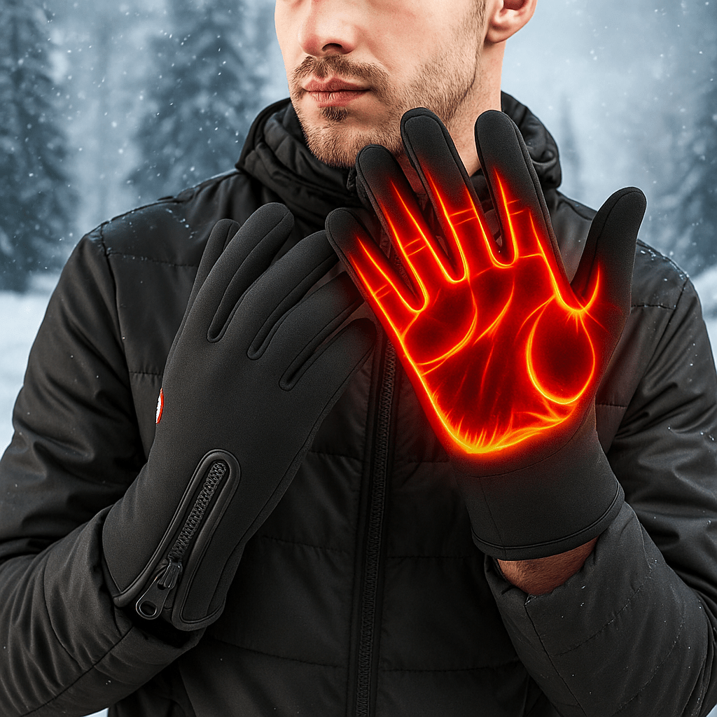 Guantes Calefactables de Invierno – Táctiles e Impermeables - VyFlair