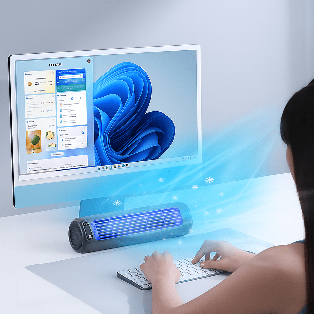 Vyflair | Aire Acondicionado Portátil Recargable sin Cables - VyFlair