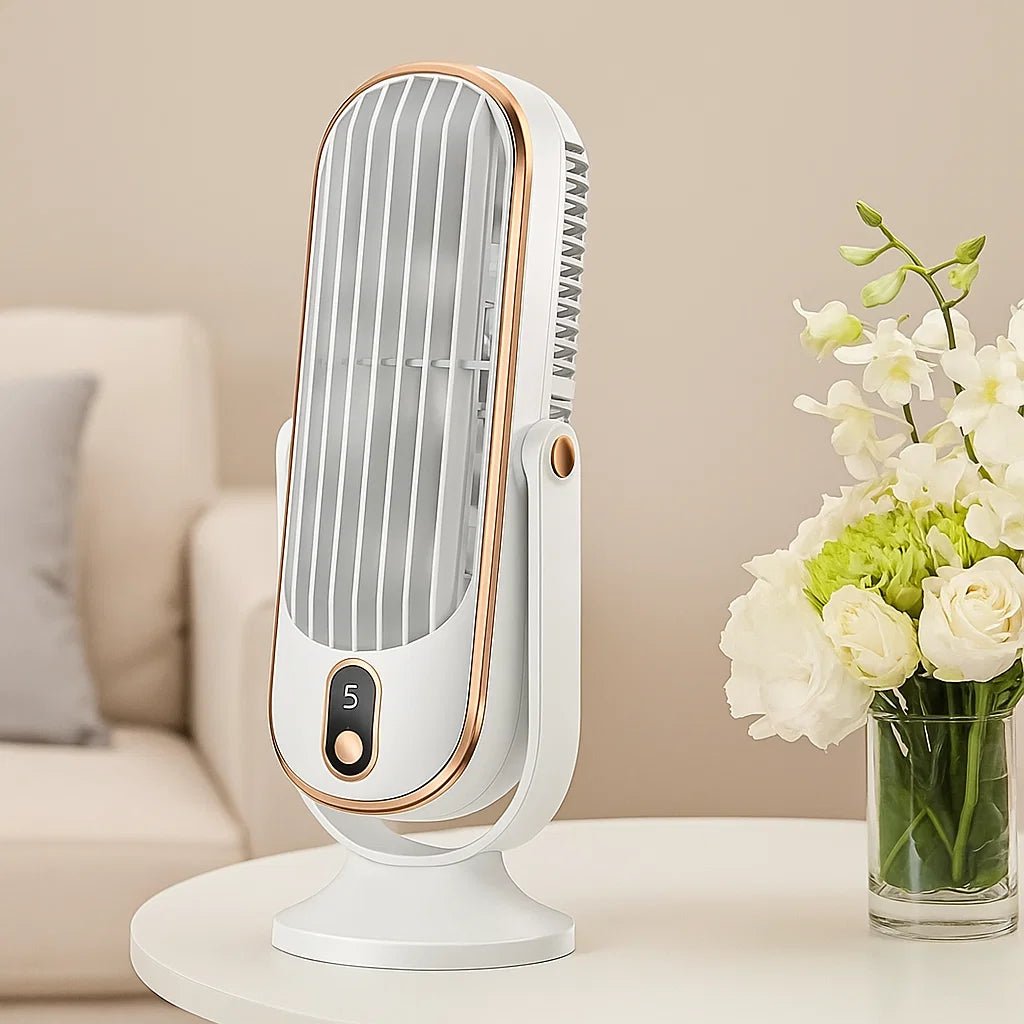 Ventilador USB Portátil Escritorio Recargable 360° - VyFlair