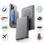 20W 5000mAh Wireless Portable Battery | Fast Magnetic Charging | MagSafe Compatible with iPhone