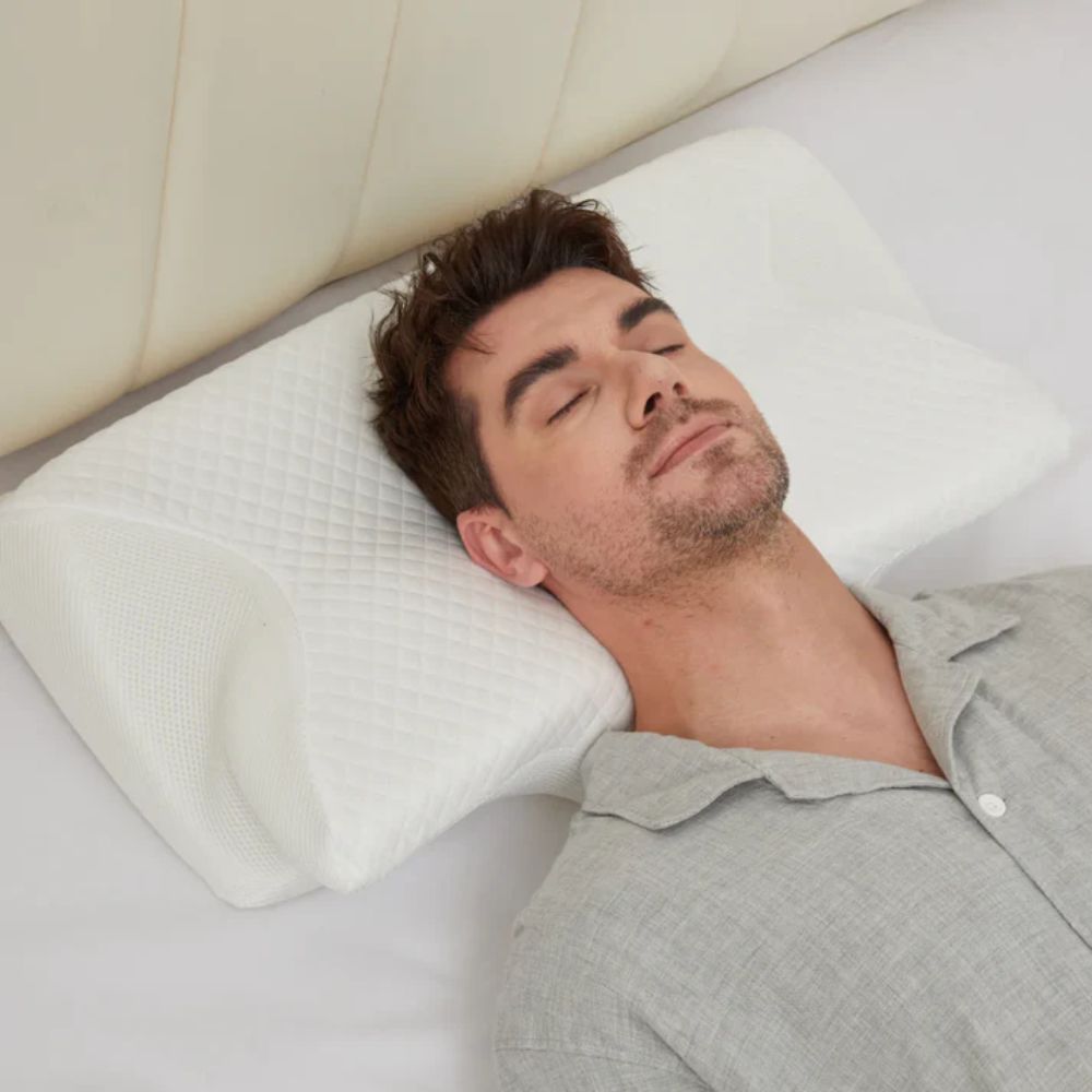 Almohada para apnea del sueño | Ergonómica, viscoelástica | Antironquido