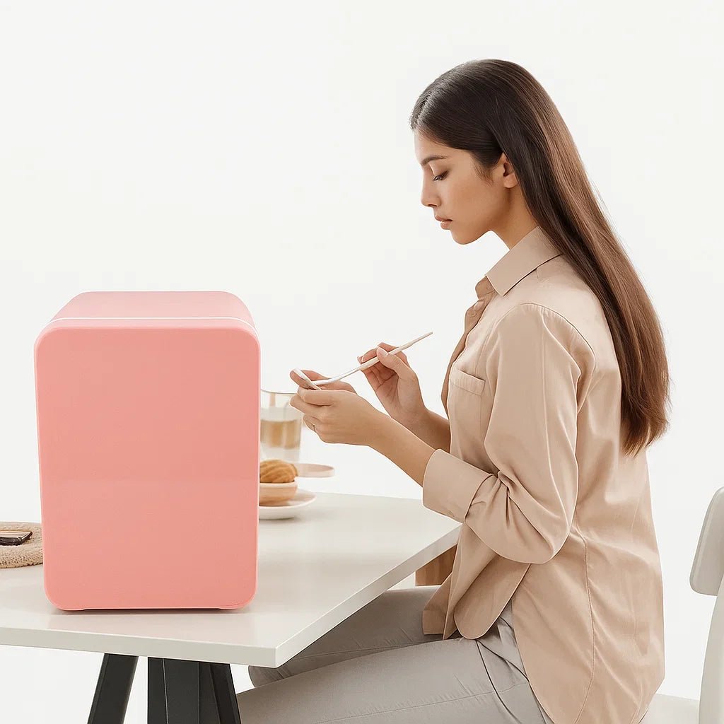 Mini Nevera USB Portátil con Congelador Interno - VyFlair