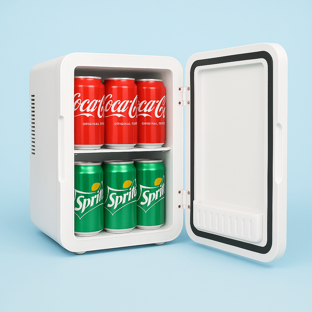 Mini Nevera USB Portátil con Congelador Interno - VyFlair