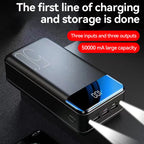 Power bank 50000mAh | Carga rápida, alta capacidad | Dispositivos