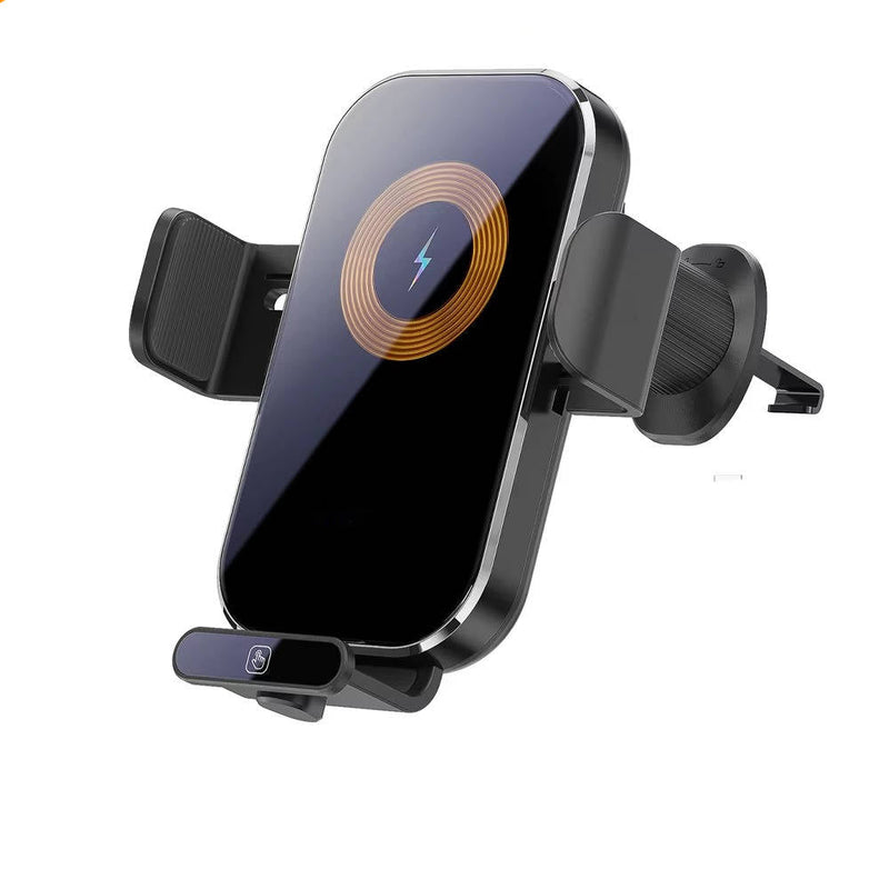 Soporte de Coche para Teléfono con Carga Inalámbrica 15W | Auto Grip Táctil | Montaje Universal