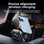 Soporte de Coche para Teléfono con Carga Inalámbrica 15W | Auto Grip Táctil | Montaje Universal