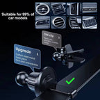 Soporte de Coche para Teléfono con Carga Inalámbrica 15W | Auto Grip Táctil | Montaje Universal