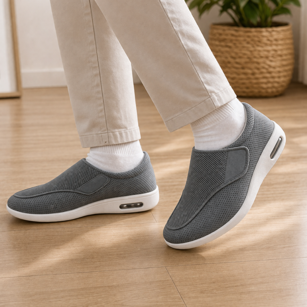 Zapatos ortopédicos diabéticos | Espuma viscoelástica, zero drop | Confort