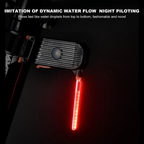 Luz trasera bicicleta | LED, USB recargable | Alta visibilidad, resistente