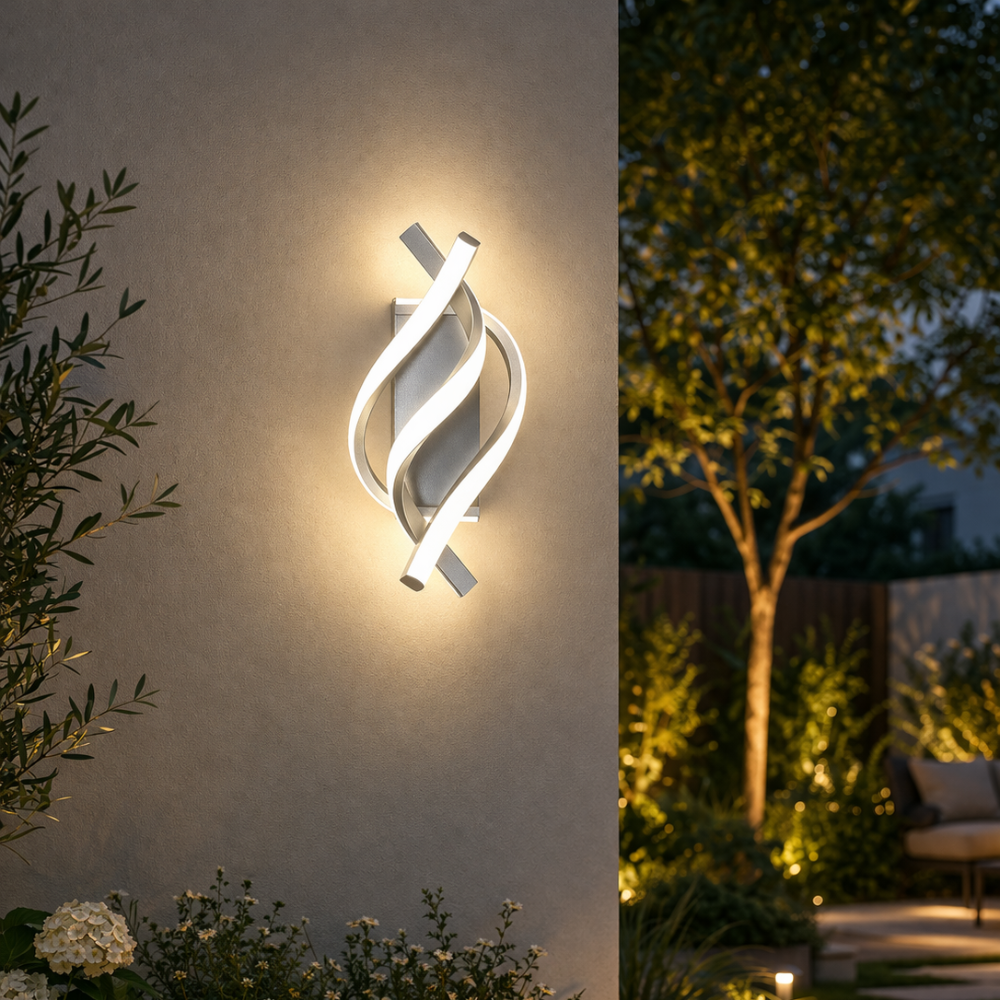 Lámpara de pared triple | Diseño moderno, luz ambiental | Interior