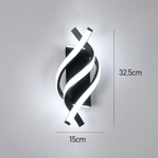 Lámpara de pared triple | Diseño moderno, luz ambiental | Interior