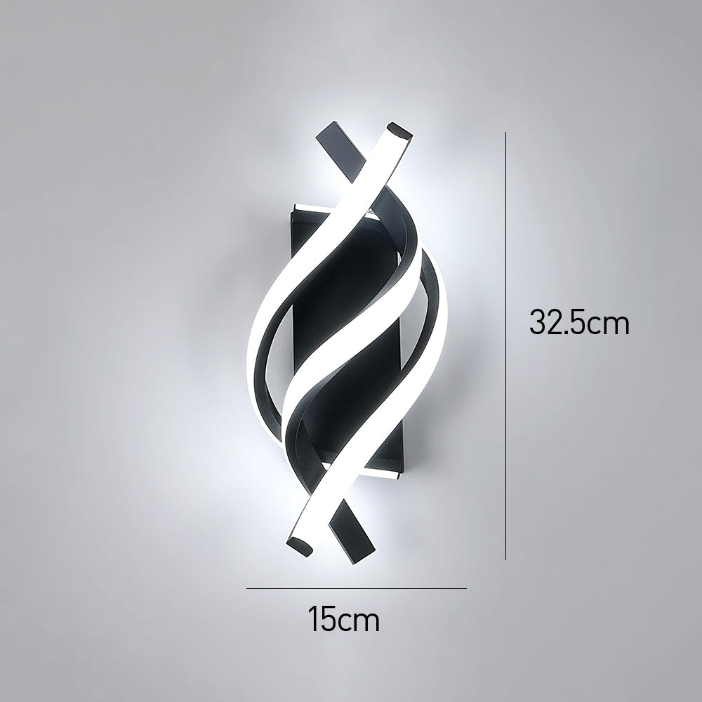 Lámpara de pared triple | Diseño moderno, luz ambiental | Interior