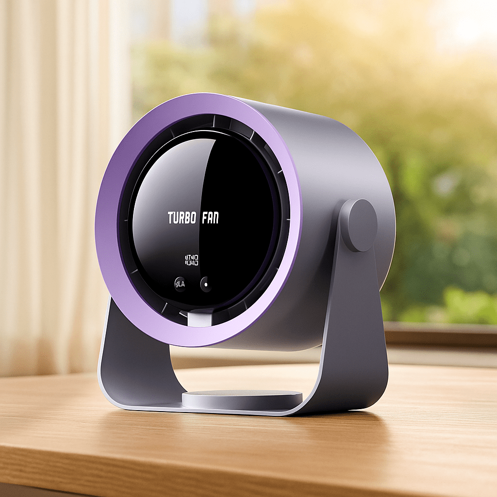 Ventilador Turbo Sin Aspas LED Silencioso - VyFlair