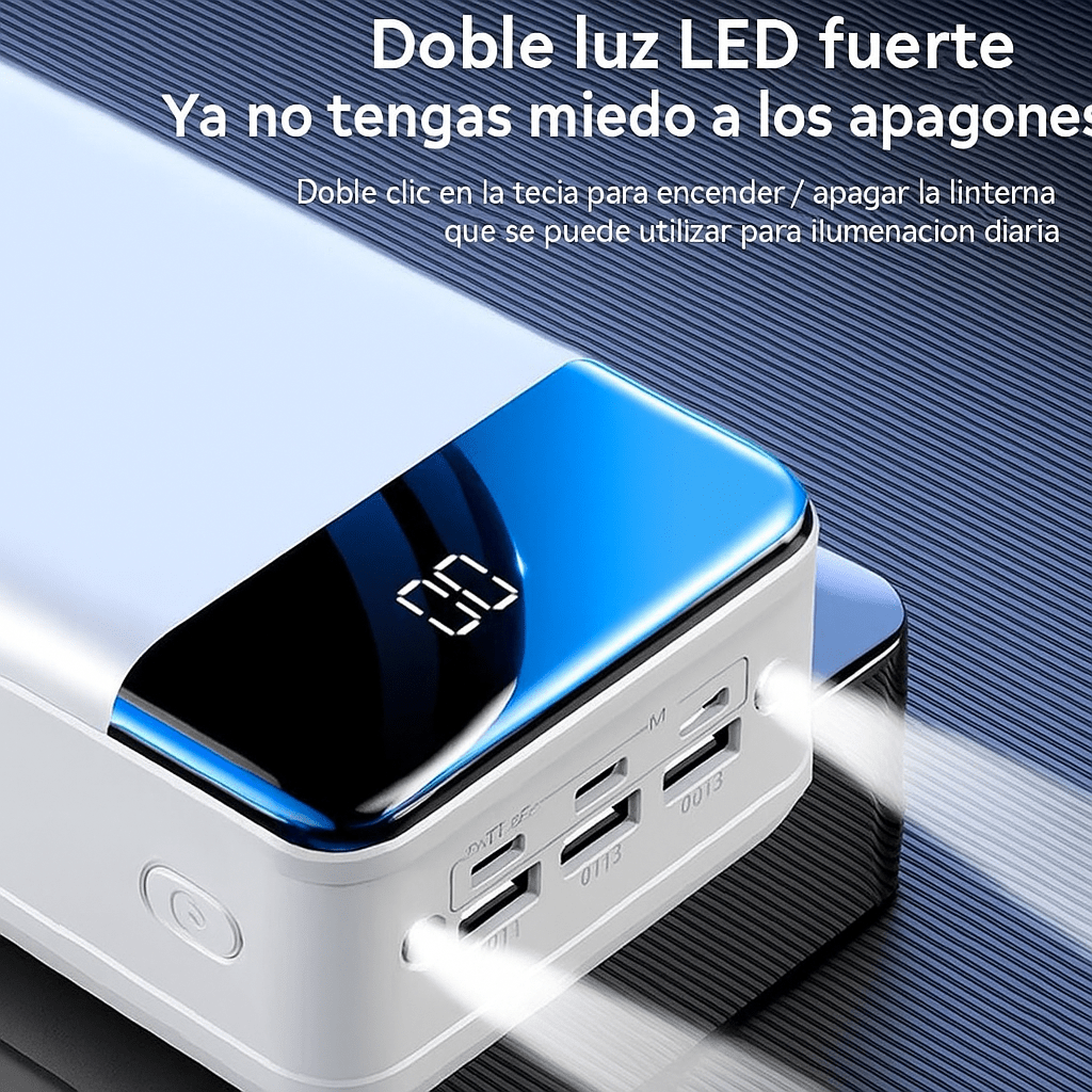 Banco de Energía 100,000mAh Carga Súper Rápida - VyFlair