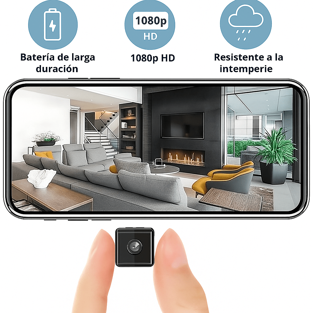 Cámara de Seguridad WiFi 1080p Interior/Exterior - VyFlair