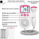 Doppler Fetal Portátil con Pantalla y Altavoz - VyFlair