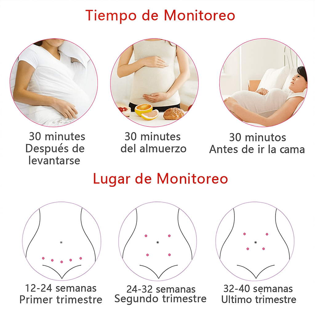 Doppler Fetal Portátil con Pantalla y Altavoz - VyFlair