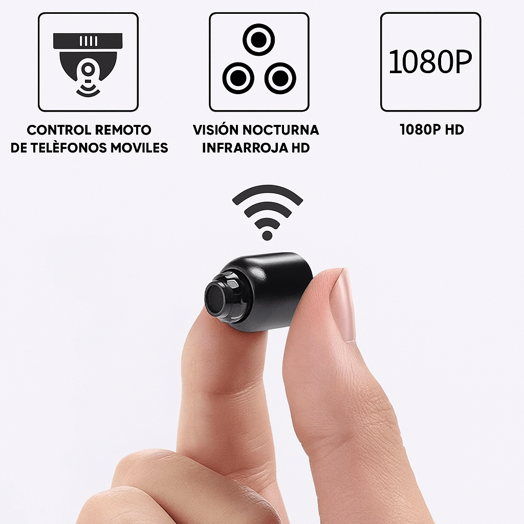 Mini Cámara WiFi 1080P con Visión Nocturna - VyFlair
