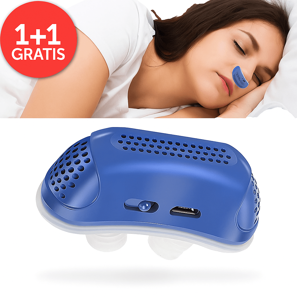 1+1 GRATIS | Micro CPAP Portátil Anti-Ronquidos Apnea del Sueño