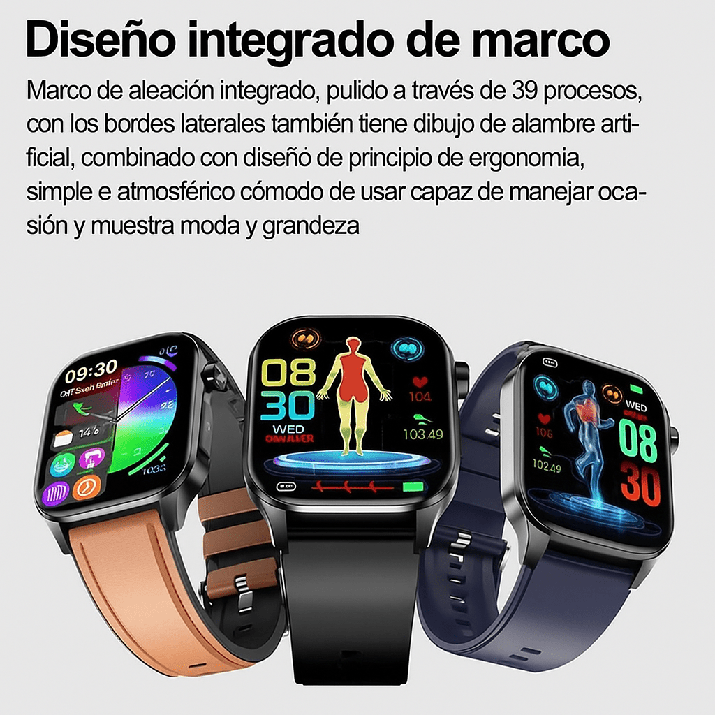 Reloj Salud Inteligente para Adultos Mayores con SOS - VyFlair