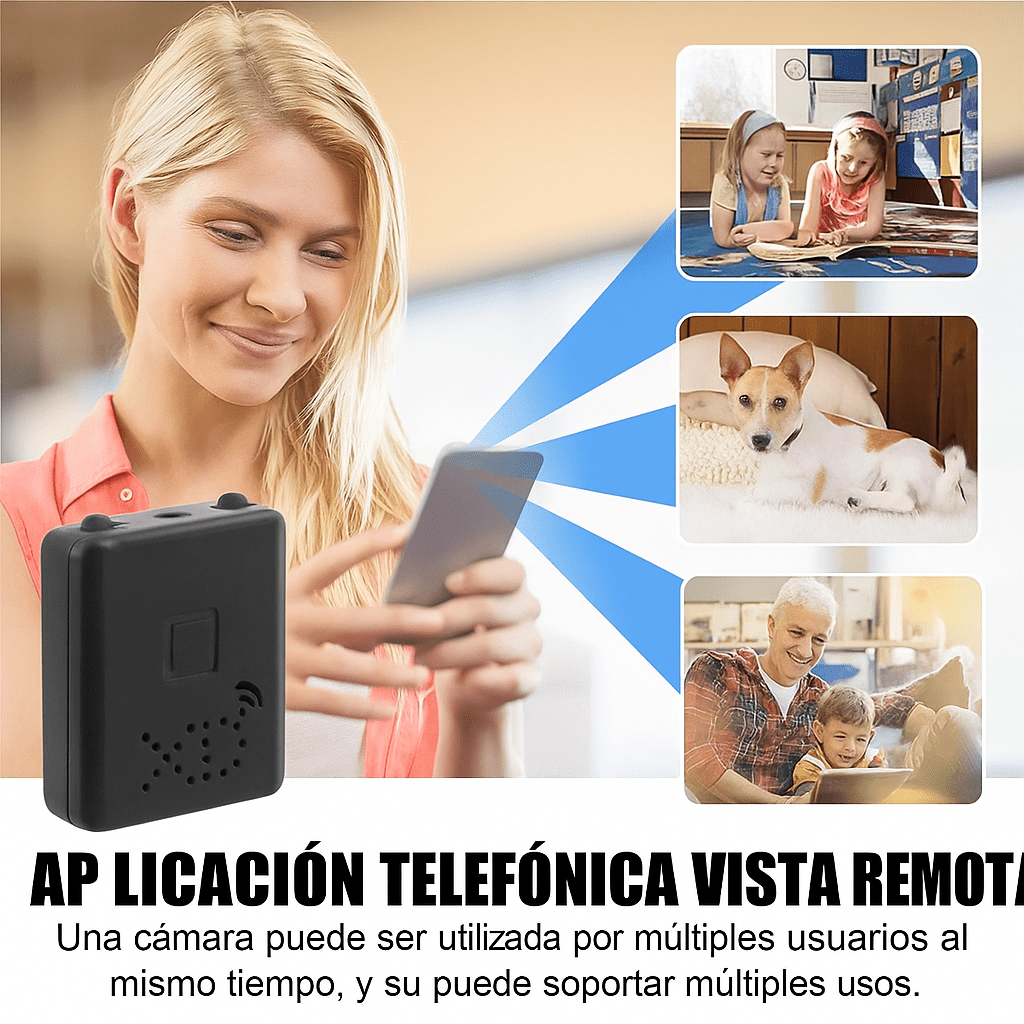 Mini Cámara Oculta Inalámbrica WiFi HD - VyFlair