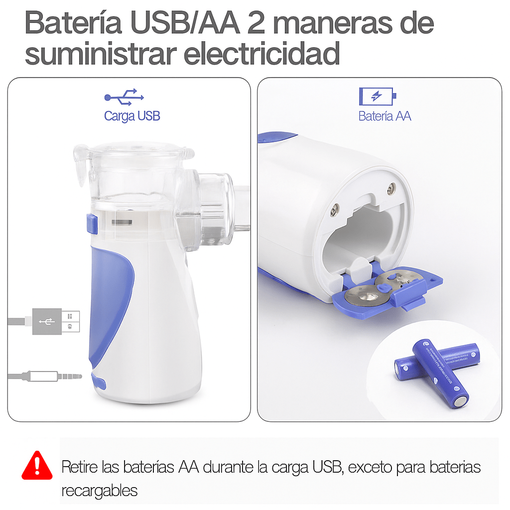 Nebulizador de Malla Portátil para Adultos y Niños - VyFlair