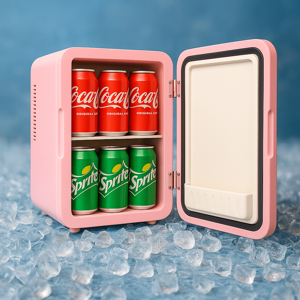 Mini Nevera USB Portátil con Congelador Interno - VyFlair