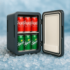 Mini Nevera USB Portátil con Congelador Interno - VyFlair