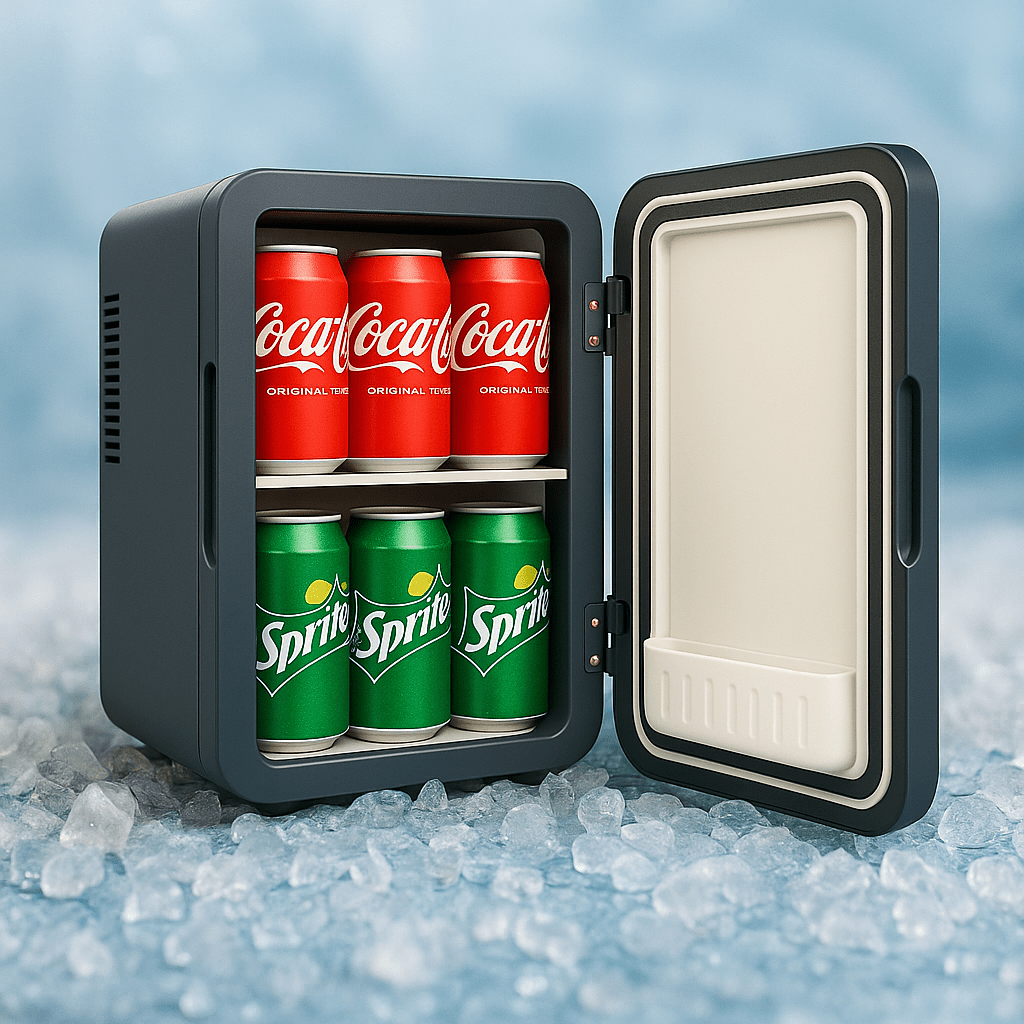 Mini Nevera USB Portátil con Congelador Interno - VyFlair