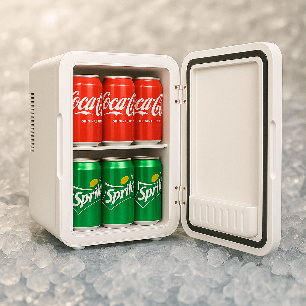 Mini Nevera USB Portátil con Congelador Interno - VyFlair