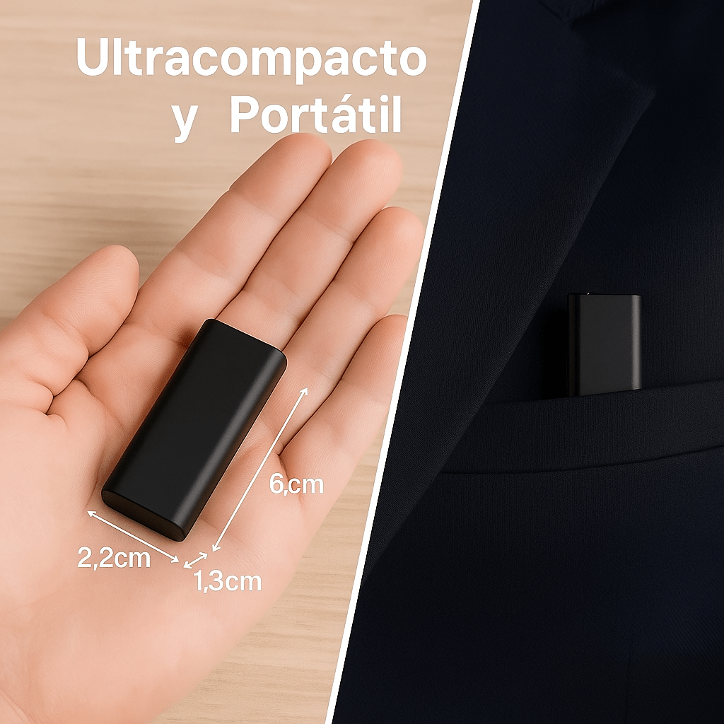 Mini Grabadora de Voz Digital Compacta HD - VyFlair