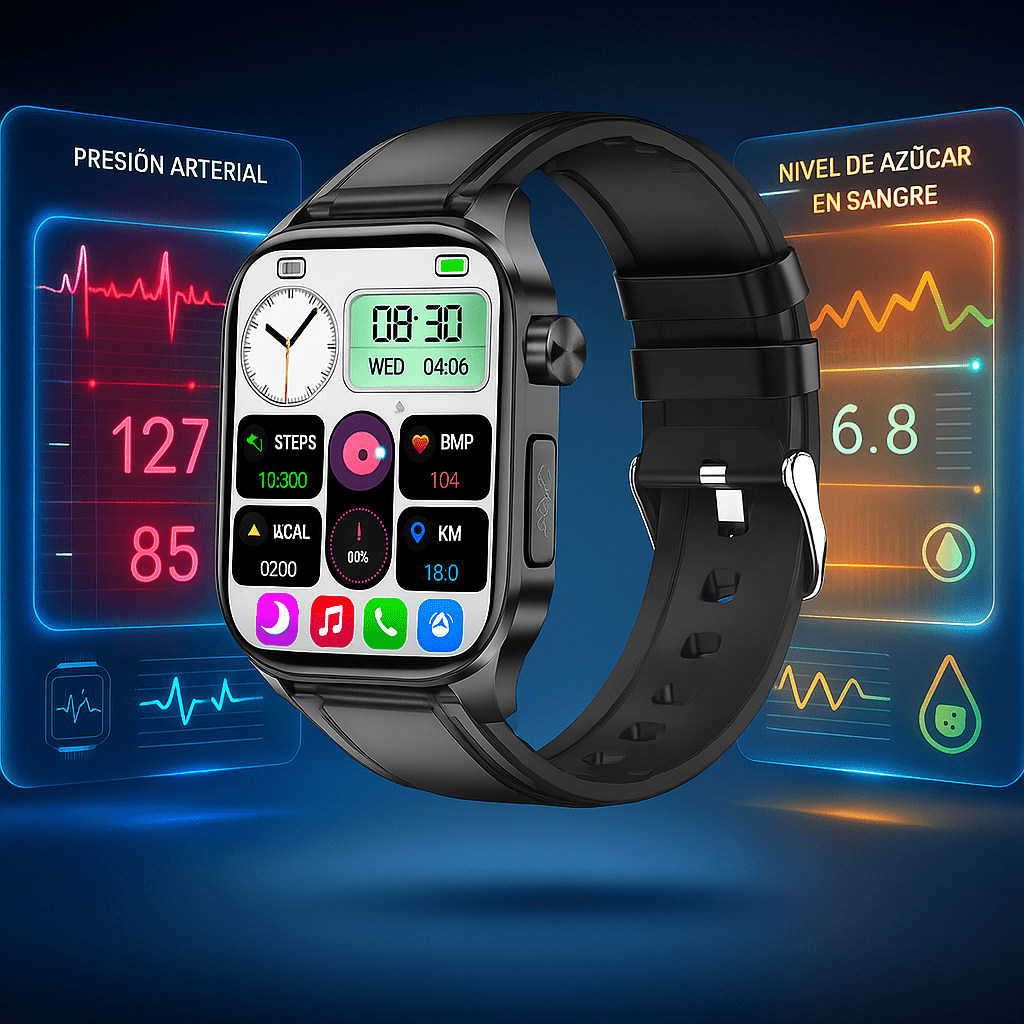 Reloj Salud Inteligente para Adultos Mayores con SOS - VyFlair