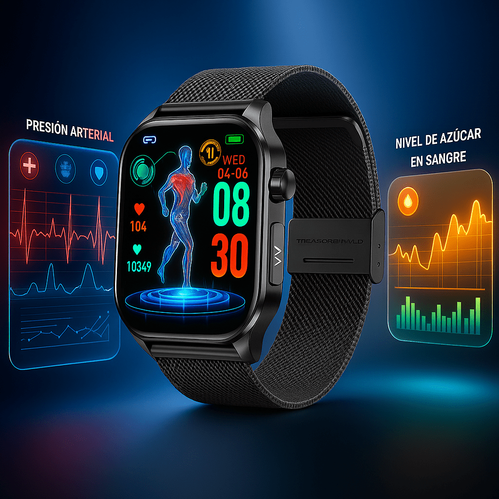 Reloj Salud Inteligente para Adultos Mayores con SOS - VyFlair