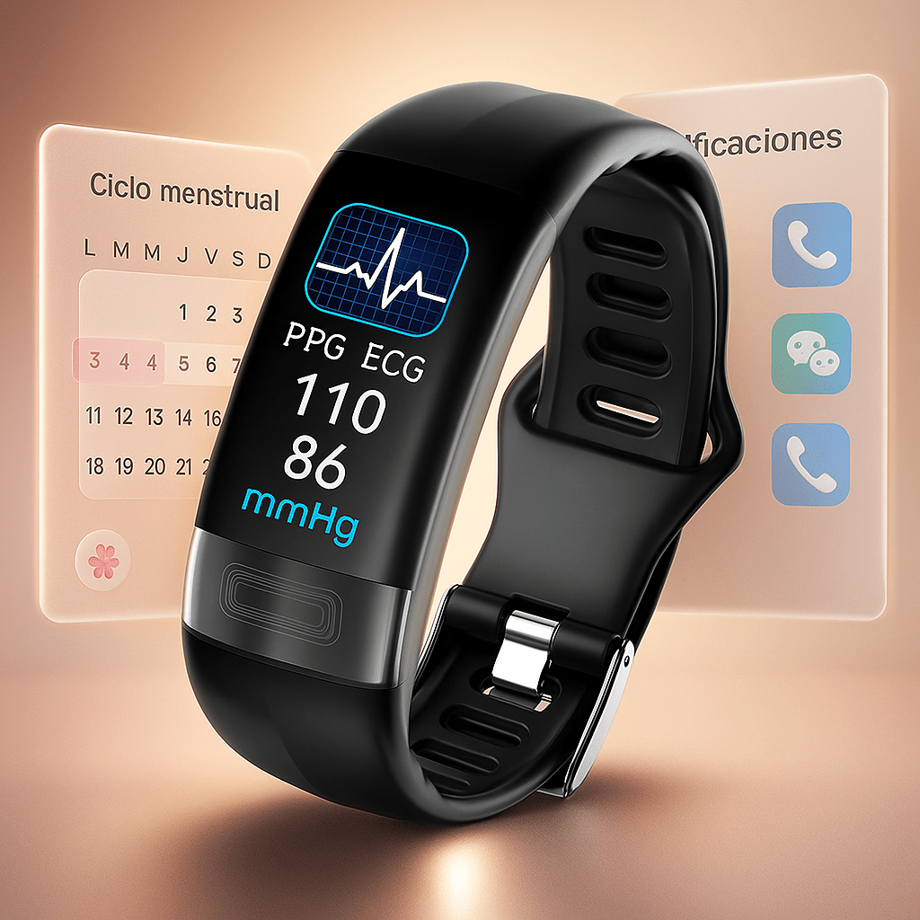 Vyflair | Pulsera Inteligente EKG Presión Arterial Mujer - VyFlair