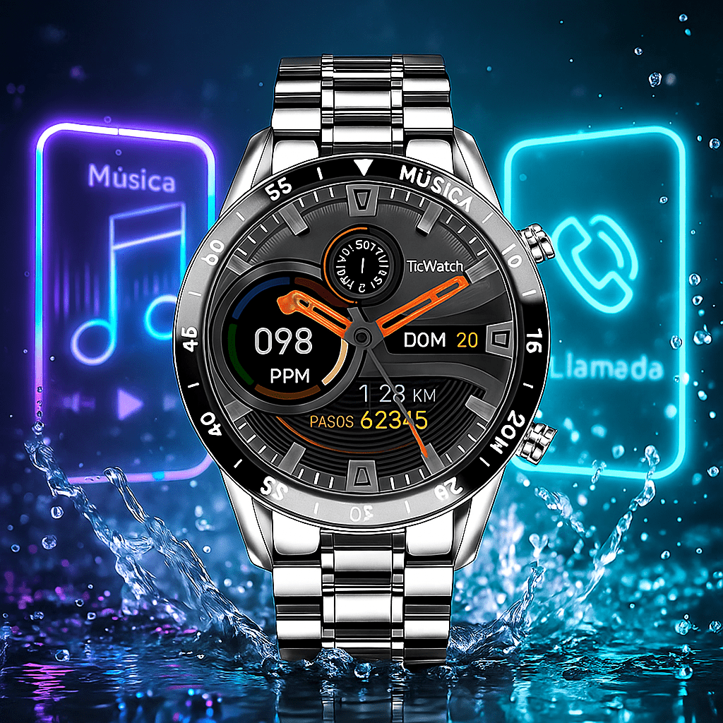 Reloj Inteligente Luxe 4G con GPS y Pantalla AMOLED - VyFlair