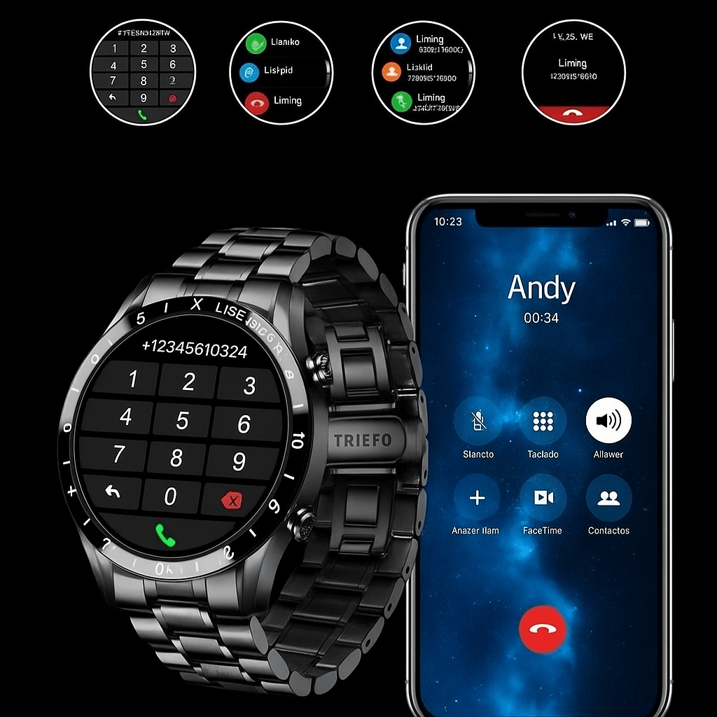Reloj Inteligente Luxe 4G con GPS y Pantalla AMOLED - VyFlair
