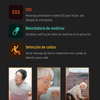 Reloj Inteligente para Mayores con GPS y Detección de Caídas - VyFlair