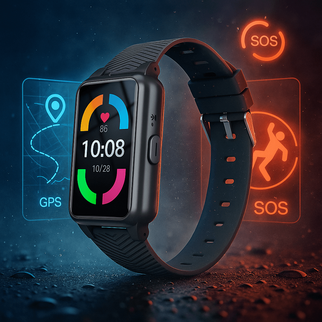 Reloj Inteligente para Mayores con GPS y Detección de Caídas - VyFlair