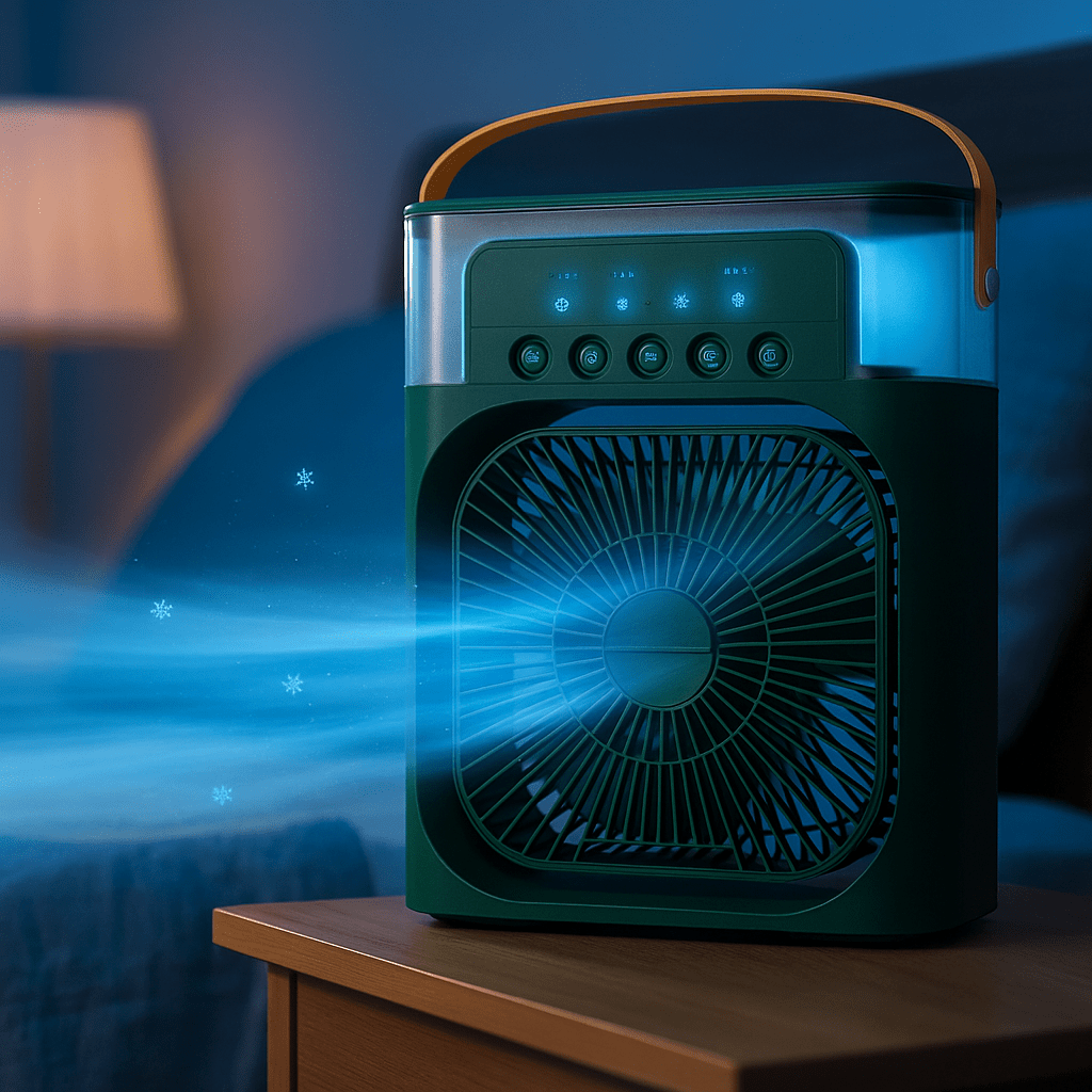 Ventilador Enfriador 3 en 1 LED Portátil Silencioso - VyFlair