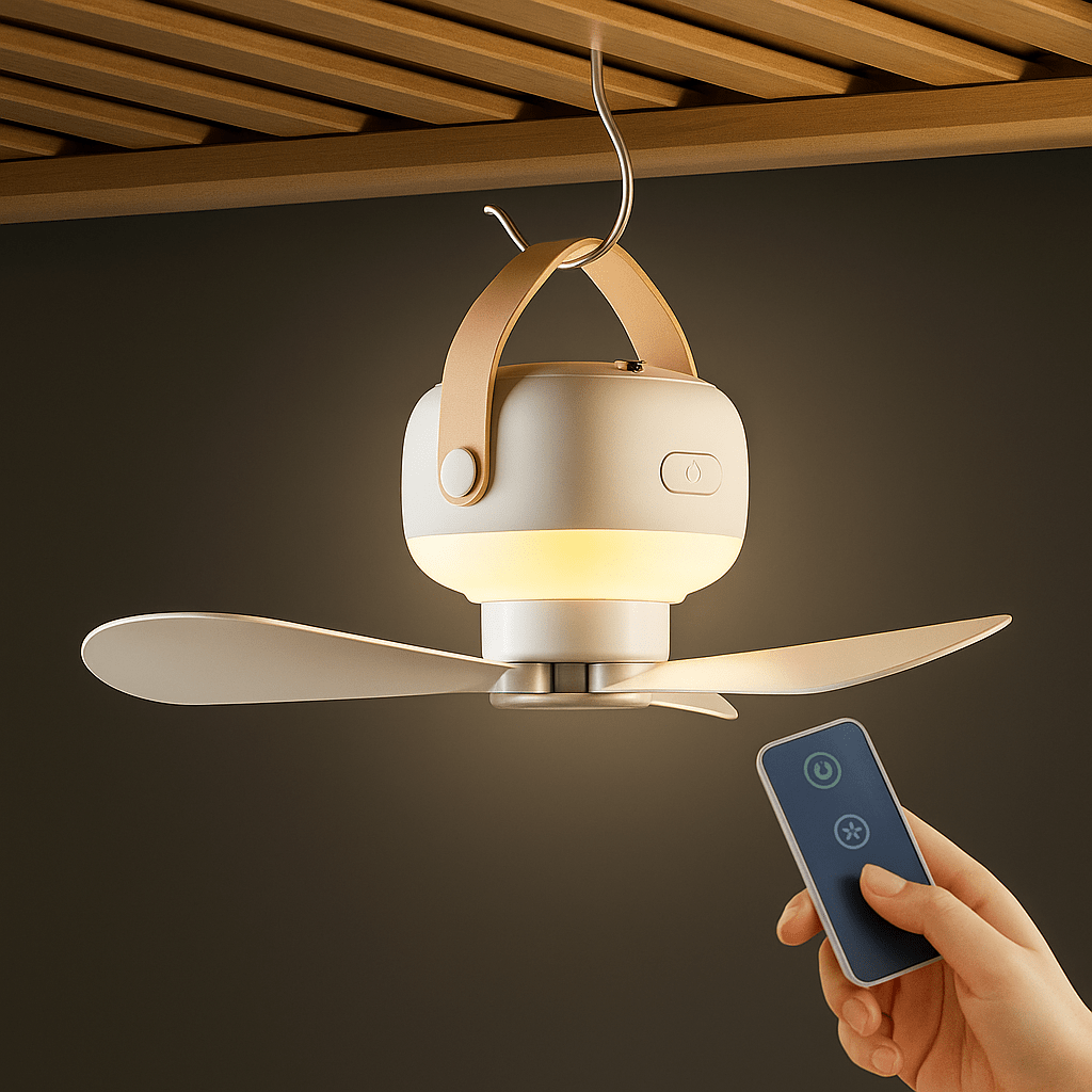AirMate Ventilador de Techo Portátil Recargable con Control - VyFlair