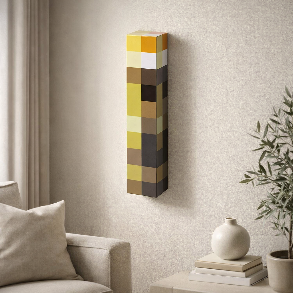 Lámpara de pared tipo antorcha | Estilo brownstone, luz cálida | Decorativa