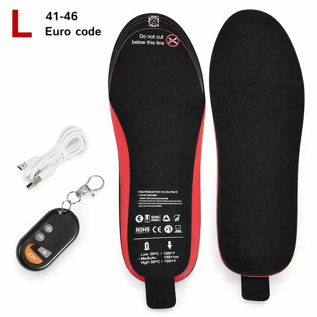 Plantillas calefactables | Recargables, control remoto | Invierno