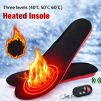 Plantillas calefactables | Recargables, control remoto | Invierno