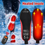 Plantillas calefactables | Recargables, control remoto | Invierno