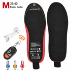 Plantillas calefactables | Recargables, control remoto | Invierno